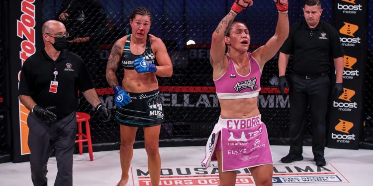 twitter-reacts-to-cris-cyborg's-dominant-title-defense-against-arlene-blencowe-at-bellator-249