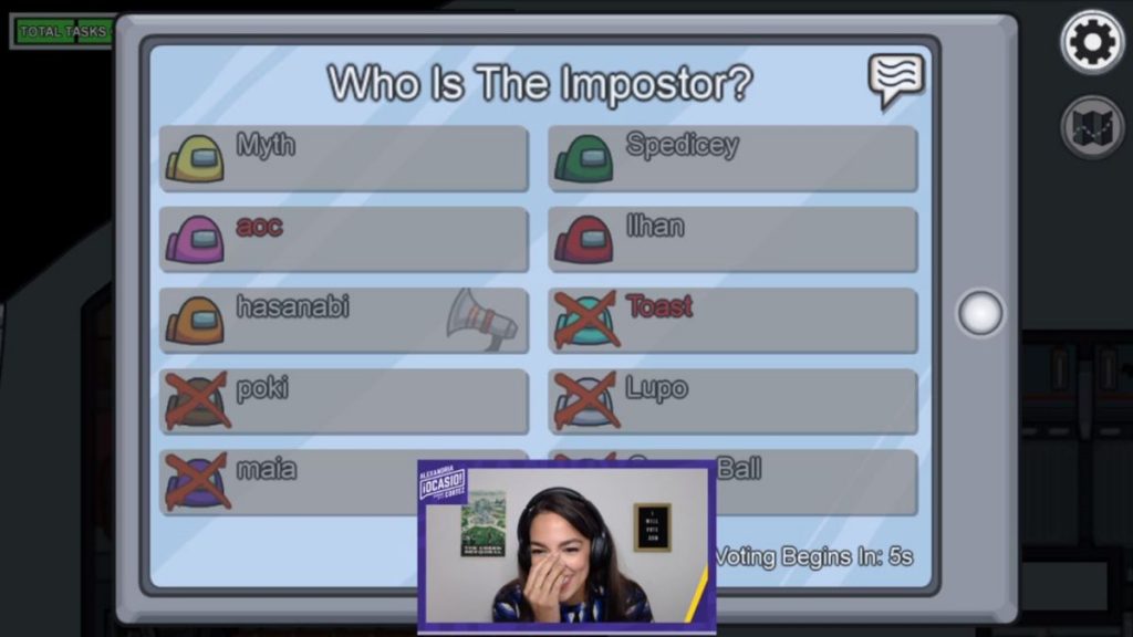 us-congresswoman-aoc's-among-us-stream-on-twitch-is-already-breaking-records