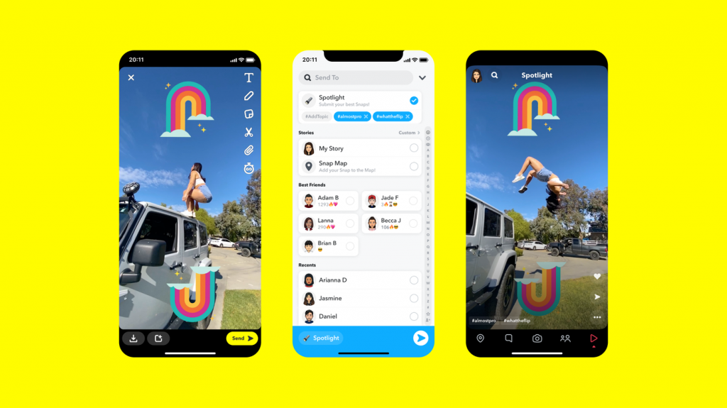 snapchat-launches-spotlight,-a-tiktok-like-short-video-function