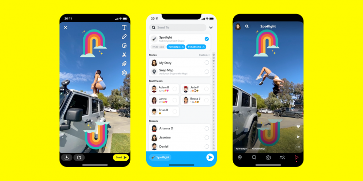 snapchat-launches-spotlight,-a-tiktok-like-short-video-function
