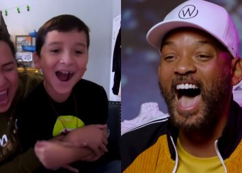 will-smith-connects-with-los-angeles-dodgers-catcher-will-smith-to-surprise-a-young-fan