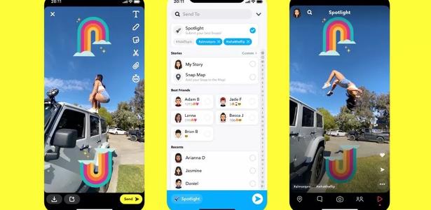 spotlight,-aposta-do-snapchat-contra-tiktok,-ja-tem-100-milhoes-de-usuarios