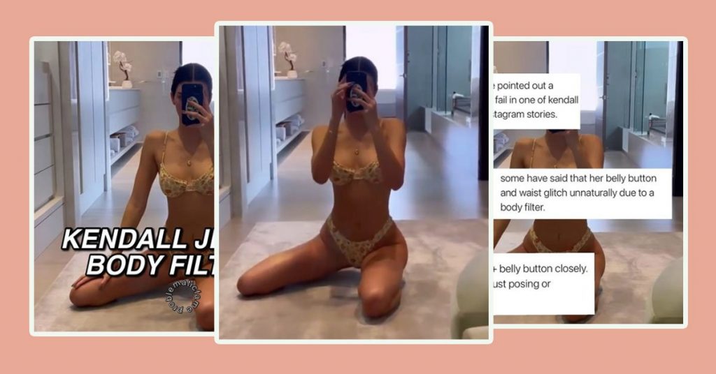 an-instagram-account-is-claiming-kendall-jenner-edited-her-waist-in-a-video