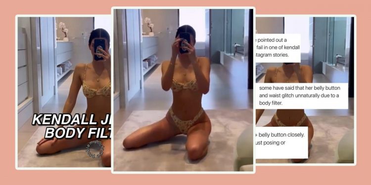 an-instagram-account-is-claiming-kendall-jenner-edited-her-waist-in-a-video