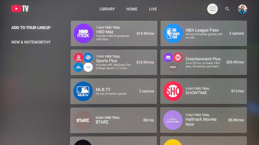 new-youtube-tv-store-tab-shows-off-subscription-options-on-smart-tvs