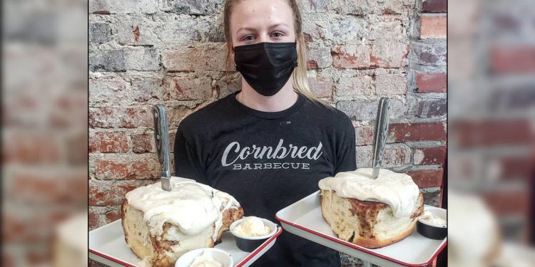 'it's-been-pretty-crazy':-in-ames,-cornbred-barbecue's-'gigantoroll'-is-facebook-famous