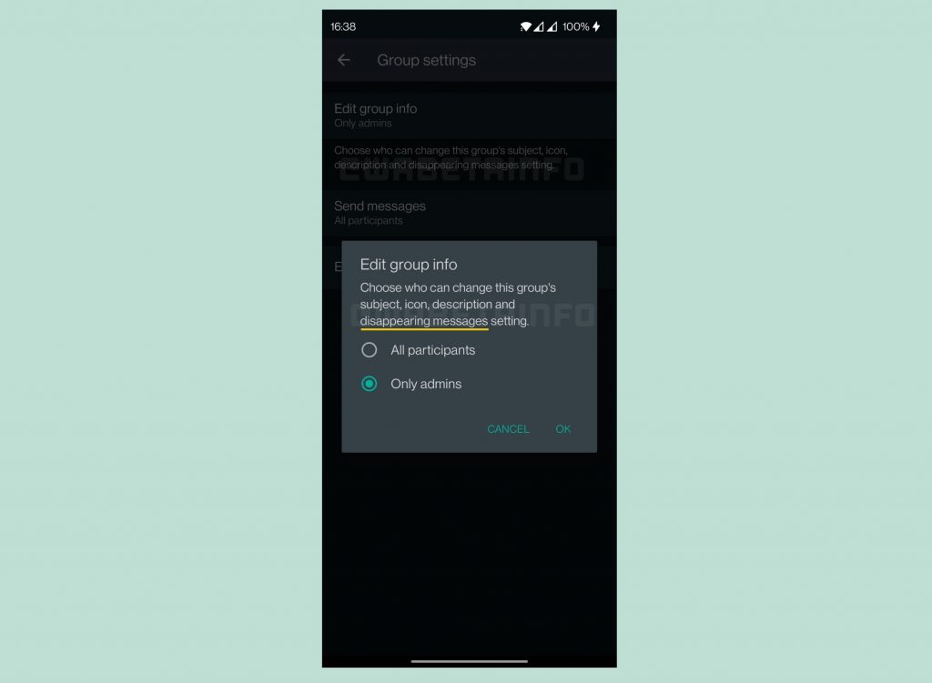 whatsapp-to-grant-group-members-the-access-to-control-disappearing-messages-in-group-chats