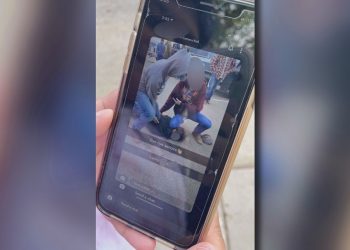 social-media-post-appears-to-show-3-people-recreating-the-death-of-george-floyd-on-mead-high-…