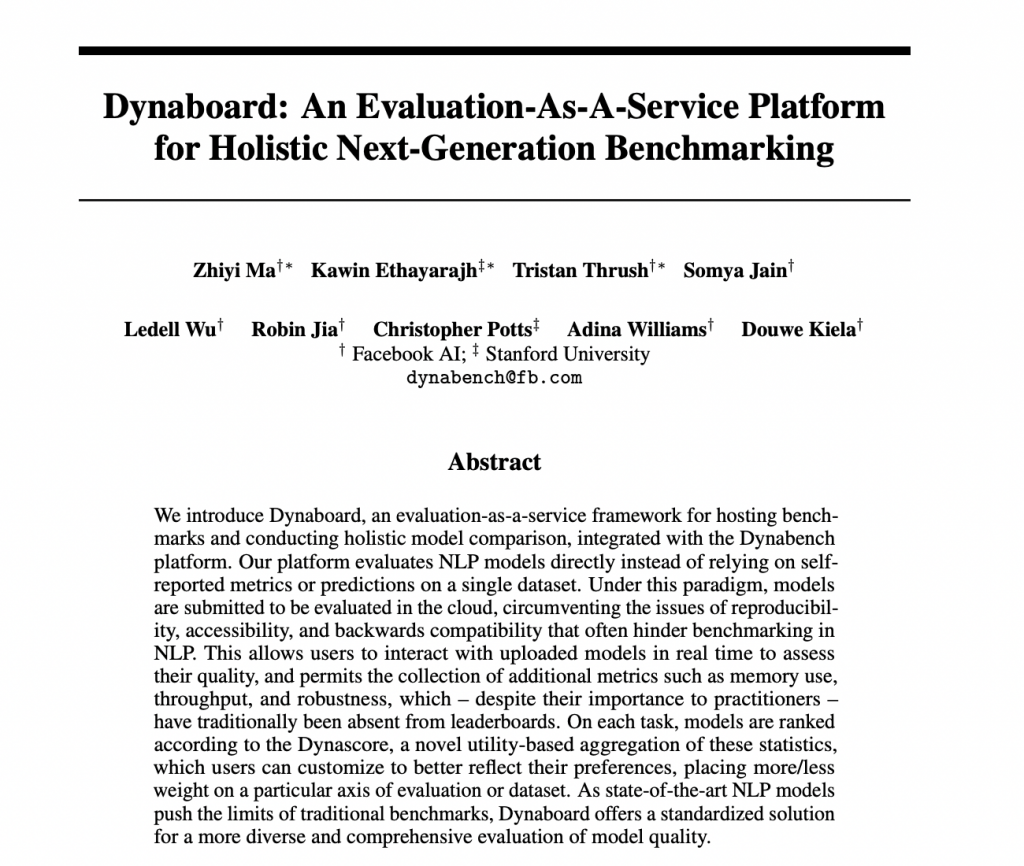facebook-ai-releases-dynaboard:-a-new-evaluation-platform-for-nlp-models