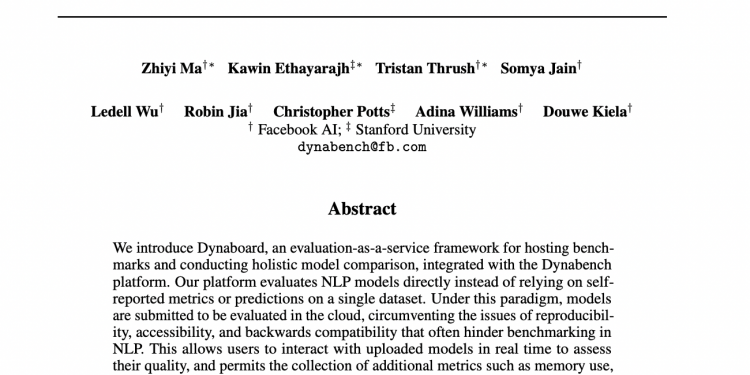 facebook-ai-releases-dynaboard:-a-new-evaluation-platform-for-nlp-models
