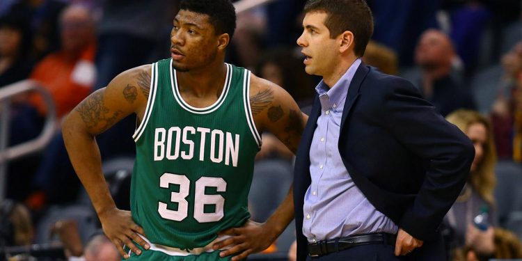celtics'-marcus-smart-shouts-out-danny-ainge,-brad-stevens-on-instagram