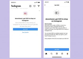 instagram-is-offering-a-$20-discount-to-some-users-when-they-shop-on-the-platform