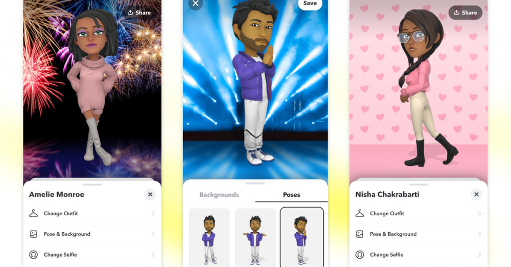 snapchat-will-let-you-pose-your-bitmoji-on-your-profile-in-3d