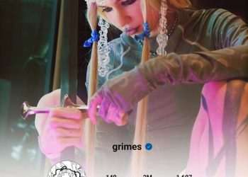 grimes-celebrates-2-million-instagram-followers-by-sharing-a-behind-the-scenes-snap-from-alter-…
