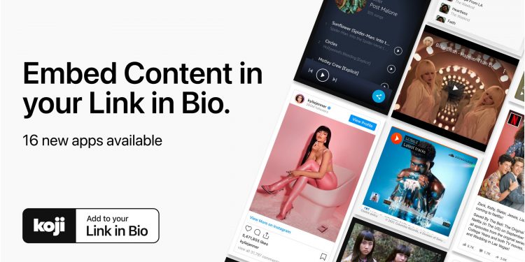 creator-economy-platform-koji-announces-sixteen-new-social-media-content-embed-apps