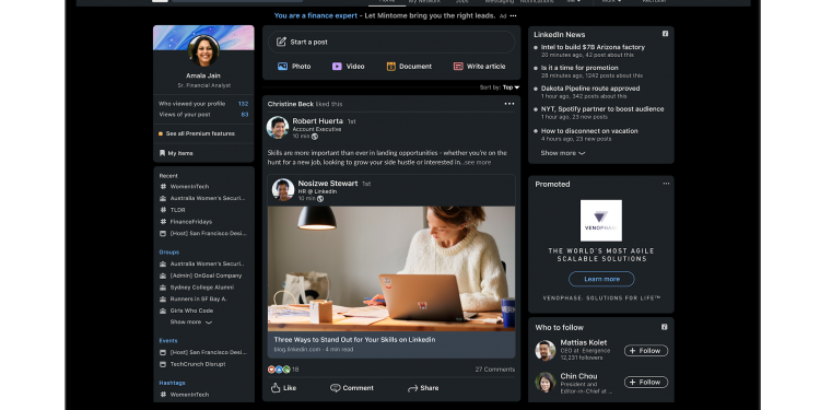 linkedin-widely-rolls-out-its-most-request-dark-mode-feature-–-digital-information-world