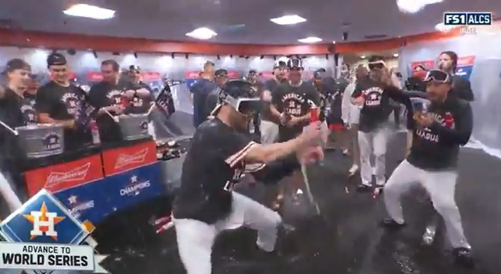 chas-mccormick,-jose-siri-have-dance-party-after-astros-clinch-–-larry-brown-sports