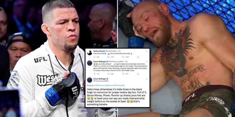 ufc-269:-conor-mcgregor-&-nate-diaz-in-twitter-spat-after-dustin-poirier's-loss-to-charles-…