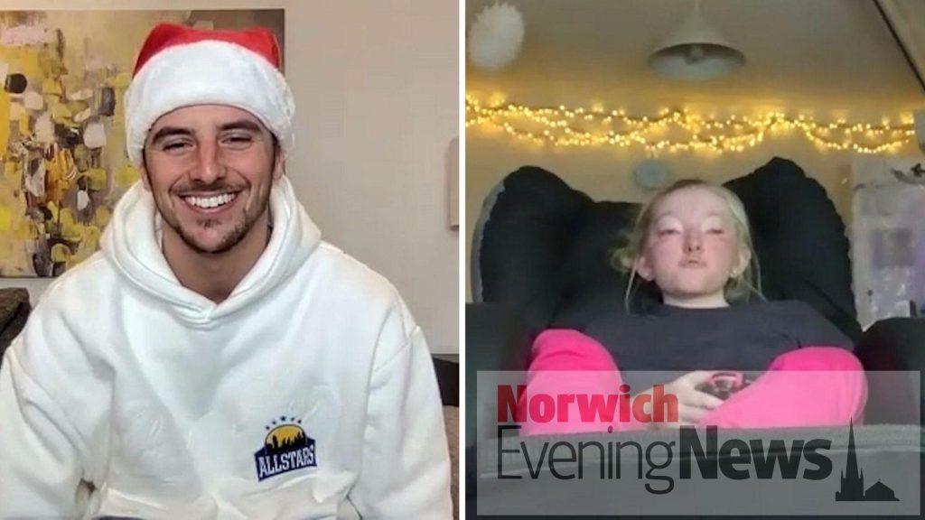 'lots-of-banter'-–-norfolk-girl-enjoys-gaming-session-with-england-star-–-norwich-evening-news