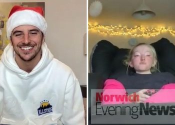 'lots-of-banter'-–-norfolk-girl-enjoys-gaming-session-with-england-star-–-norwich-evening-news
