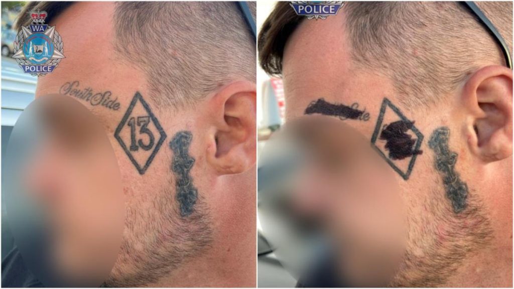 bikies-scribble-out-tattoos,-tape-over-clubhouse-insignia-as-police-use-tough-new-laws-to-…