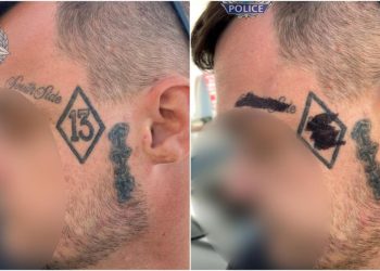 bikies-scribble-out-tattoos,-tape-over-clubhouse-insignia-as-police-use-tough-new-laws-to-…