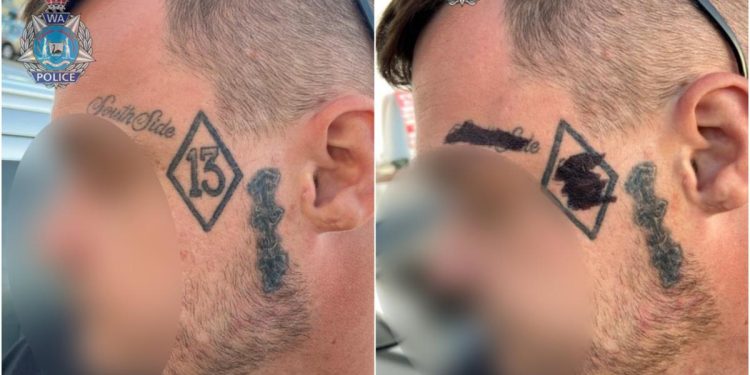 bikies-scribble-out-tattoos,-tape-over-clubhouse-insignia-as-police-use-tough-new-laws-to-…