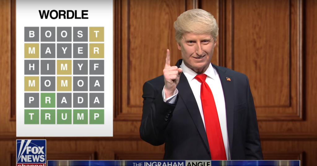 on-'snl.,'-donald-trump-tries-his-hand-at-wordle-–-the-new-york-times