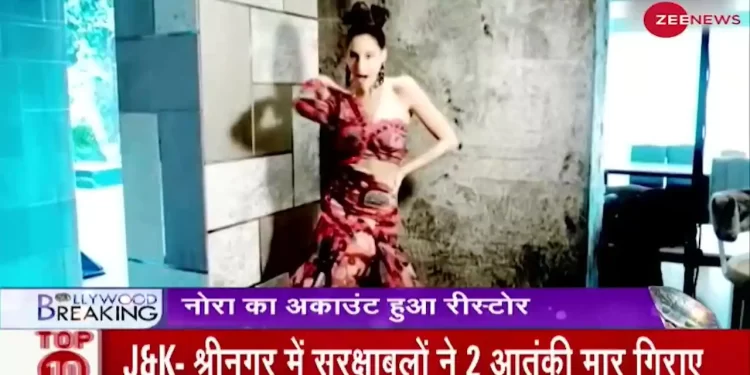 bollywood-breaking:-nora-fatehi's-instagram-account-was-hacked-not-deleted-|-zee-news