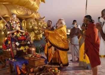 pm-modi-inaugurates-sri-ramanujacharya's-216-foot-statue-in-hyderabad-–-deccan-chronicle