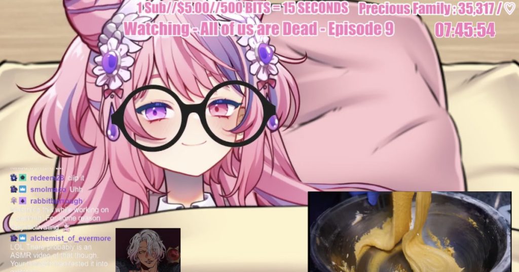vtuber-ironmouse-hosts-a-sleep-stream-during-a-subathon-with-avatar-–-polygon