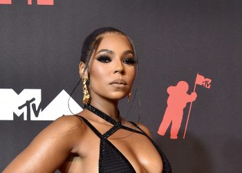 ashanti-sparkles-in-iridescent-sequin-catsuit-paired-with-pvc-heels-on-instagram-–-footwear-news