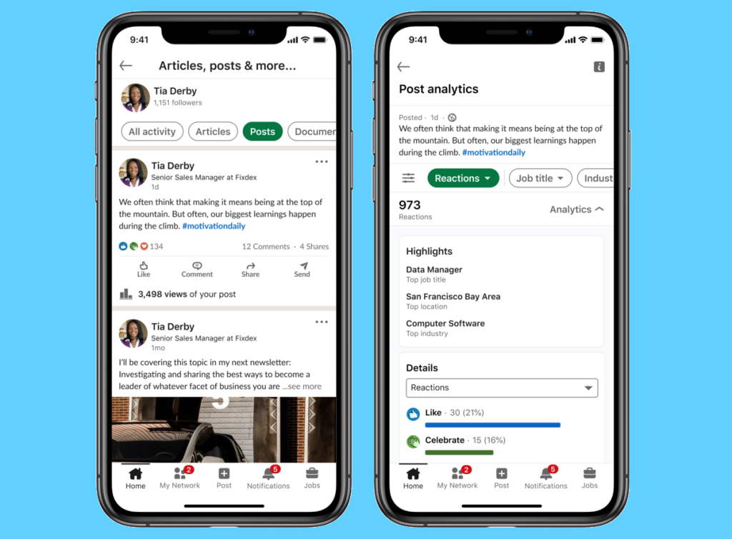 linkedin's-new-updates-include-new-analytic-cards-and-a-rumored-laughing-emoji-/-digital-…