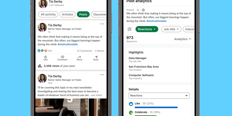 linkedin's-new-updates-include-new-analytic-cards-and-a-rumored-laughing-emoji-/-digital-…