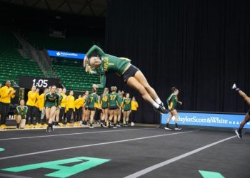 acro-&-tumbling-rolls-to-6-0-after-defeating-uhmb-in-rematch-|-the-baylor-lariat