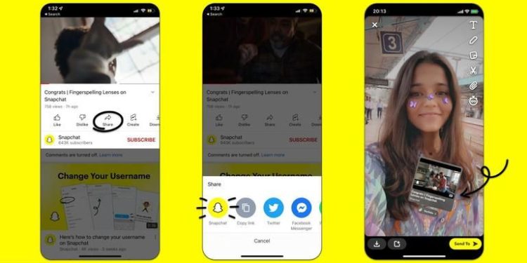 snapchat-now-allows-users-to-share-youtube-videos-as-a-sticker;-check-steps-to-do-it