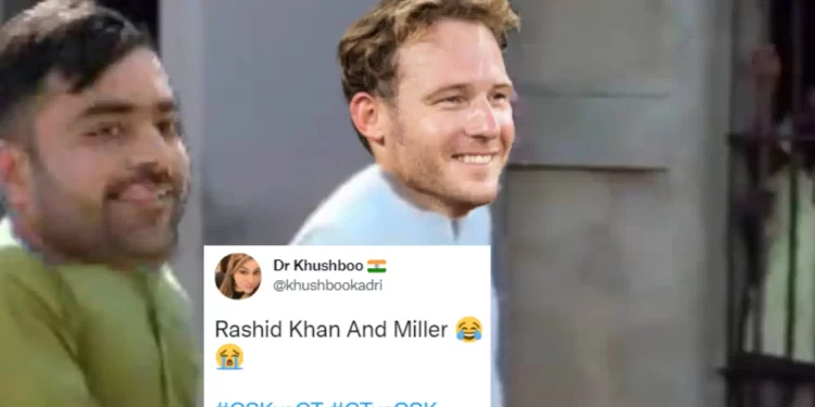 rashid-khan,-david-miller-upset-csk-in-ipl-thriller-and-twitter-went-berserk-with-memes-–-news18