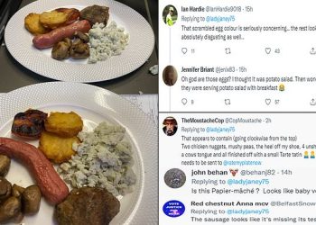 photo-of-british-airways-cooked-breakfast-leaves-twitter-users-horrified-at-'baby-vomit'-eggs