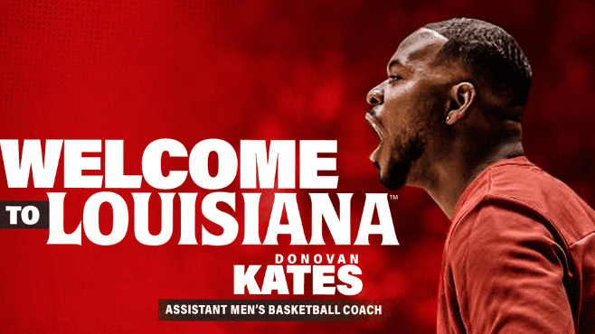 louisiana-adds-donovan-kates-to-mbb-staff-–-103.7-the-game