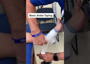 basic-ankle-taping-using-prewrap,-powerflex-and-white-athletic-tape.-#shorts-–-youtube