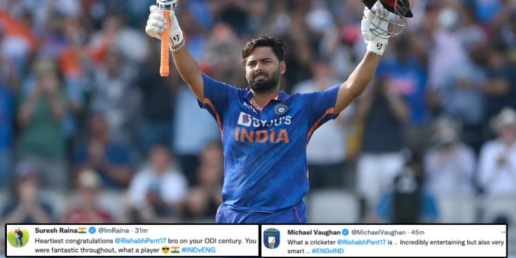 eng-vs-ind:-twitter-reacts-as-rishabh-pant-hits-his-first-century-in-odis-–-cricket-addictor