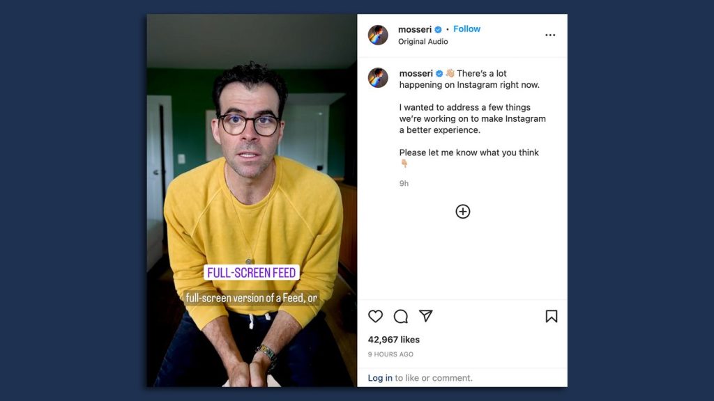 instagram-head-adam-mosseri-responds-to-complaints-that-app-is-turning-into-tiktok-–-axios