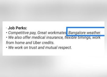 job-posting-on-linkedin-lists-'bangalore-weather'-as-perk,-pic-emerges-–-inshorts