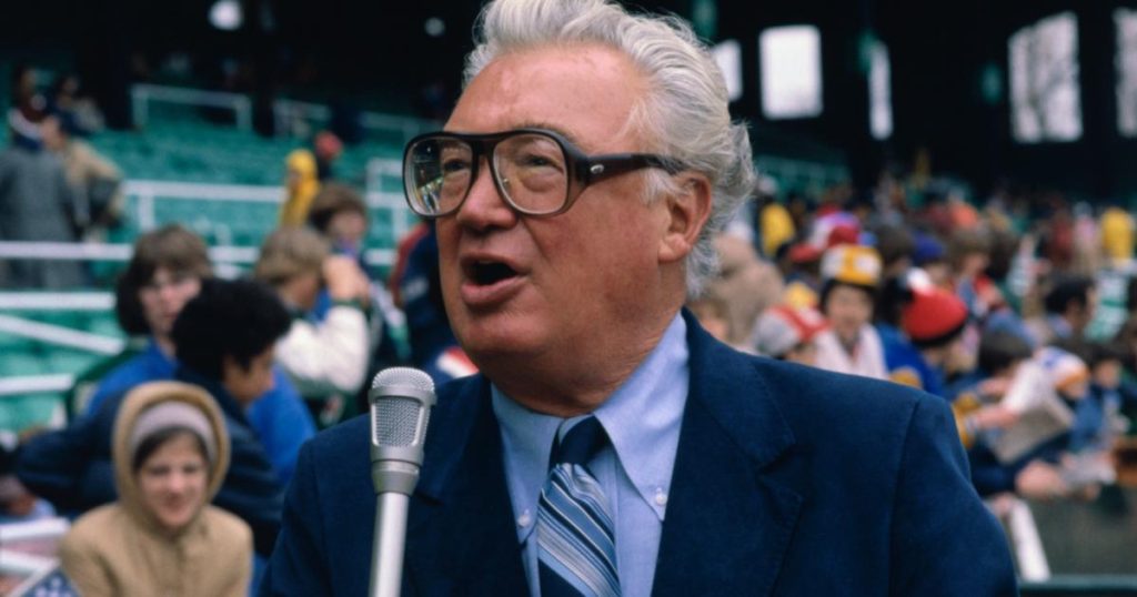 mlb-twitter-roasts-fox's-harry-caray-hologram-on-field-of-dreams-game-telecast