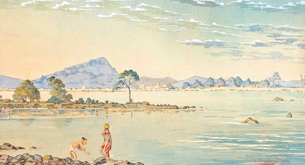 hyderabad:-143-year-old-hussain-sagar-art-sparks-curiosity-on-twitter-–-telangana-today