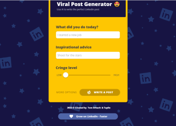 a-spoof-linkedin-post-generator-gets-a-serious-acquisition-–-israel21c