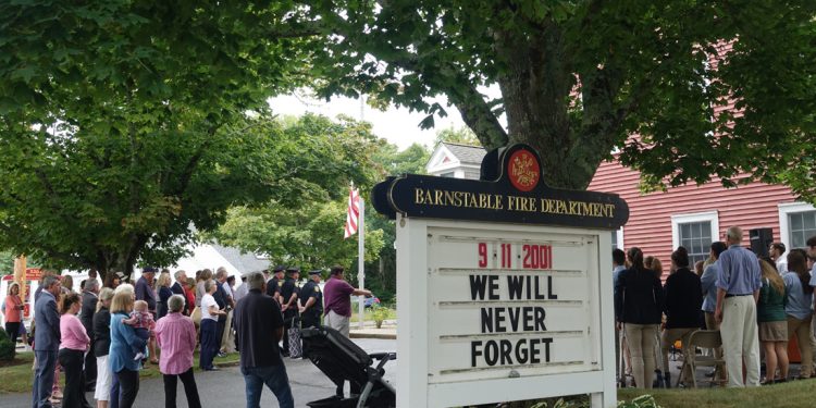 local-agencies-pause-to-remember-the-9/11-terror-attacks-21-years-later-–-capecod.com