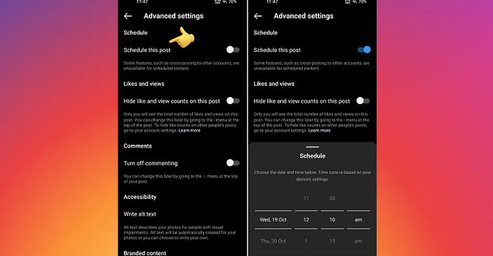 instagram-launches-live-test-of-native-post-scheduling-in-the-app-|-social-media-today
