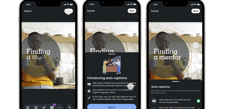 linkedin-adds-a-caption-feature-to-its-videos-–-flipweb
