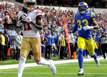 nfl-twitter-erupts-over-christian-mccaffrey's-touchdown-pass-to-brandon-aiyuk